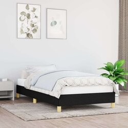  Za krevet crni 90x200 cm od tkanine Cijene