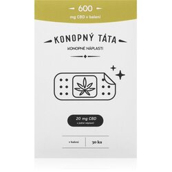 Konopný táta Patches 600 mg CBD grelni obliž s CBD-jem 30 kos Cene