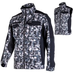 Lahti Pro jakna z snemljivimi rokavi L4042006, 3XL, črno siv Cene