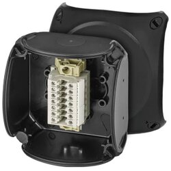 HENSEL 62000341 kućište za redne stezaljke 93.00 x 93.00 x 62.00 crna kom. Cene