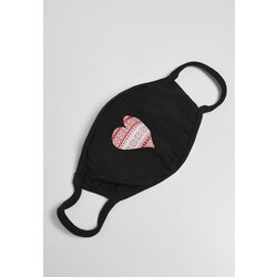 Urban Classics Accessoires Christmas Heart Face Mask Black Cijene