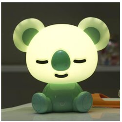 ONLI LED prigušiva dečija noćna lampica PUPPIES LED/3W/230V 20 cm koala/zelena Cene