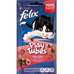 Purina Felix FELIX Play Tubes Puran, Šunka - mačja poslastica - 50 g, (21385668) Cene