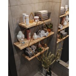 Aberto Design zidna polica prizma raf, buiuk boy salon tipi Cene