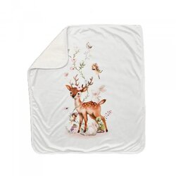 Baby Textil prekrivač sa krznom Bambi, 80x90cm Cene