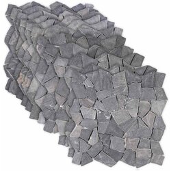 Mozaik pločice Tamnosiva 30 x 30 cm Mramor Cene