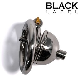 Black Label The Knob Dome Chastity Cage with Sound 45+50mm Rings Cene