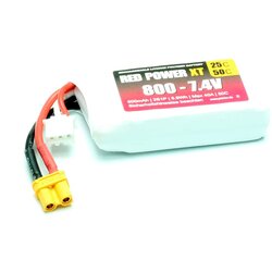 RED POWER lipo akumulatorski paket za modele 7.4 V 800 mAh 25 C mehka torba XT30, (20439429) Cene