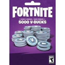Fortnite 5000 V-Bucks Gift Card Key GLOBAL Cene