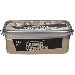 Farbig Wohnen Notranja disperzijska barva Cappuccino mat 2,5 l Cene
