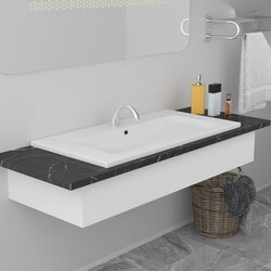 vidaXL ugradbeni umivaonik 81 x 39,5 x 18,5 cm keramički bijeli Cijene