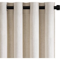 TOPFINEL 2x 240×140cm Polprosojne lanene zavese z rinkami Cene