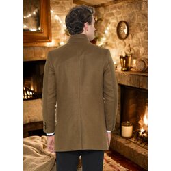 Dewberry PLT8370 MEN'S COAT-STRAIGHT CAMEL Cijene