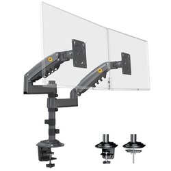 NORTH BAYOU nosač za monitor H180 stoni/dva monitora - black Cene