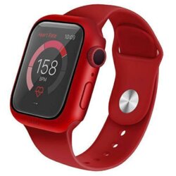 Uniq vodoodporno steklo z ohišjem, zaščita za apple watch 4 / 5 / 6 / se 40 mm rdeč Cene
