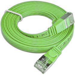 Slim Wirewin PKW-STP-SLIM-KAT6 2.0 GN RJ45 omrežni kabel\, Patch kabel CAT 6 U/FTP 2.00 m zelena ploščati 1 kos, (20418041) Cene
