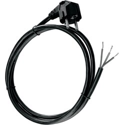 Kabel priključni črni 1.5mm2 1.8m Cene