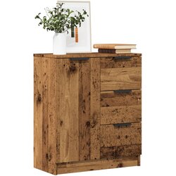 vidaXL Komoda boja starog drva 60 x 30 x 70 cm od konstruiranog drva Cijene