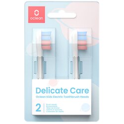 Oclean P3K1 Delicate Care otroška dva nastavka za električno zobno ščetko, bela Cene
