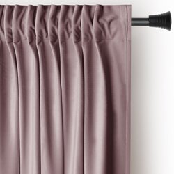 Restilo Svjetlo smeđa zavjesa za djelomično zamračenje od samta 140x245 cm Pleat – Cijene