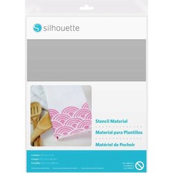 Silhouette Stencil Sheets - Non-Adhesive Cene