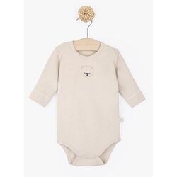 Just kiddin baby bodi s dugim rukavima little bear beige Cene