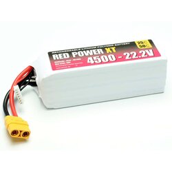 RED POWER lipo akumulatorski paket za modele 22.2 V 4500 mAh mehka torba XT90, (20438565) Cene