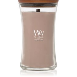 WoodWick Patchouli Créme mirisna svijeća s drvenim fitiljem 609.5 g Cene
