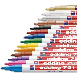 Edding marker z lakom EDE751004 E-751, 1-2 mm, zelen 10 kos Cene