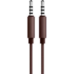Fabric audio cable Chestnut Cene