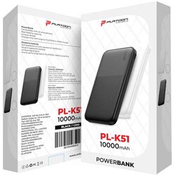 Powerbank PL-K51 10000MAH PLATOON CRNI Cene