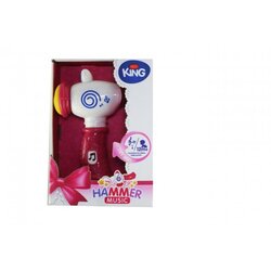 Gd igračka bebi čekić sa muzikom, roze Cene