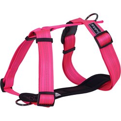 Rukka Pets Rukka® Form Neon oprsnica, roza - Velikost M: obseg prsnega koša 65-105 cm, Š 40 mm Cene