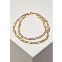 Urban Classics Accessoires Figaro layered necklace gold Cene