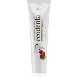Ecodenta Green Tartar Eliminating osvježavajuća zubna pasta protiv zubnog kamenca s fluoridem okus Cranberry 100 ml Cene