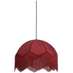 Light & Living Bordo rdeča viseča svetilka s tekstilnim senčilom ø 60 cm Malacia – Cene