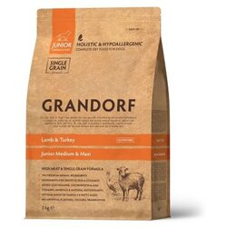 Grandorf Dog Junior Medium & Maxi Jagnjetina & Ćuretina 3kg Cene