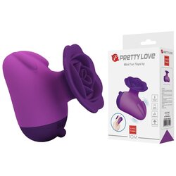 Pretty Love 2026 KLITORALNI STIMULATOR Pretty Love Tom Purple - vibrato, 7 vibracij, vodoodporen, silikon, vrtnica Cene