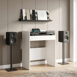 Dj stol Bijela 62 x 45 x 102 cm Konstruirano drvo Cene