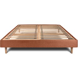Sommeil de plomb Vzmetni boksi z letvami 200x200 cm - Blago Oblazinjena kodrasti učinek - Sestavljanje, (21610841) Cene