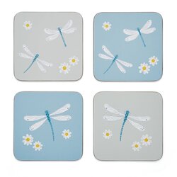 Cooksmart ® Svetlo modro-sivi plutovinasti podstavki v kompletu 4 kos English Meadow - Cooksmart ® Cene