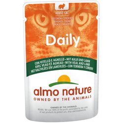 Daily Almo Nature Menu vrečke 6 x 70 g - Teletina & jagnjetina Cene