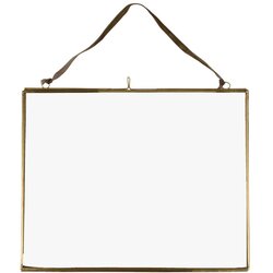 Rex London Kovinski stenski okvir v zlati barvi 25x20 cm – Cene
