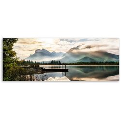 Styler Poslikava na platnu Jezero, 150 x 60 cm Cene