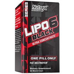 Nutrex Lipo 6 Black Sagorevač masti, 60 kapsula Cene