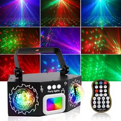 VICALO RGB LED Disco luč z dvojnima disco kroglicama Cene