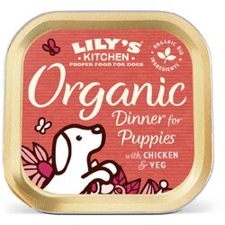 Lily's Kitchen organic puppies dinner - piščanec, svinjina, govedina in riba - 150 g 150 g Cene