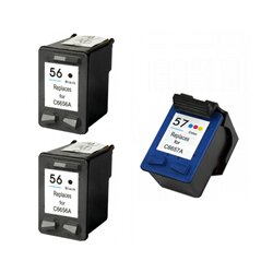 HP Komplet tinta za (2 x nr.56 BK + 1 x nr.57 CMY), zamjenski Cijene