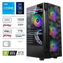 MEGA Računalnik TWR S7 i5-12400F/RTX3060-12GB/16GB/1TB-4.0/750W/Brez OS/RGB Cene