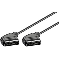 Vivanco SCART 1.2M electronic Scart kabl, 1.2 m, rifuza, Crni Cene